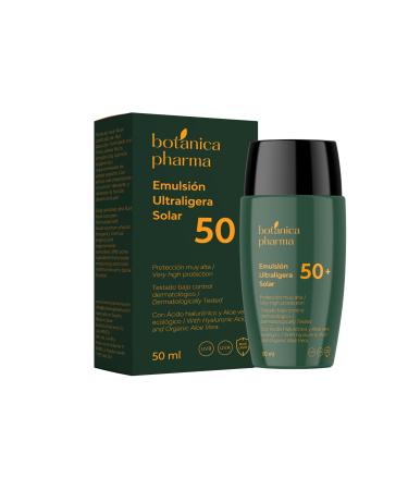Botanicapharma Botanicapharma Ultra-Light Sunscreen Emulsion SPF50+ 50ml Moisturizing action and strengthens the skin's barrier function. Ultra-light texture