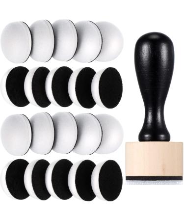21 Packs Mini Round Ink Blending Tool with Foams Set Including 20 Pcs Replacement Refill Sponge Domed Foam Pads Art Supplies for Distressing Blending and More - Buy Online on GoSupps.com