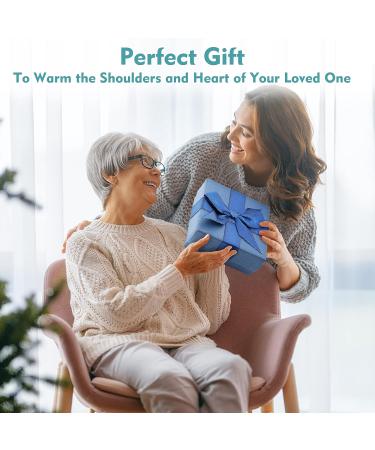 Weighted Heating Pad for Neck and Shoulders - Electric Heated Wrap for Pain Relief with 6 Heat Settings & Auto-Off Feature - Perfect Gift for Christmas - Buy Online on GoSupps.com