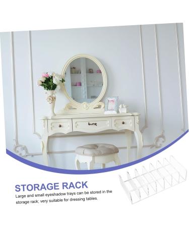 Didiseaon 5 pcs Shadow Rack Practical Cosmetic Air Organizer Organizing Eye Powder Cushion Drawers Plastic 17x8.5cmx5pcs Transparent Colorx5pcs - Buy Online on GoSupps.com