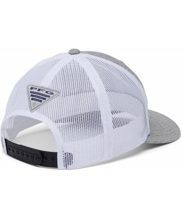 Columbia PFG Hooks Mesh Snap Back Hat - Cool Grey Heather/Black - One Size - Buy Online on GoSupps.com
