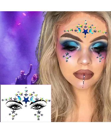 Meredmore 6Sets Festival Face Jewels Stickers Body Rhinestones - Eye & Body Gems | Glitter Rave & Party Accessories - Buy Online on GoSupps.com