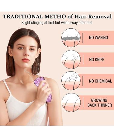 EC VISION Electric Facial Hair Remover for Women - Pink Beauty Epilator & Trimmer - Buy Online on GoSupps.com