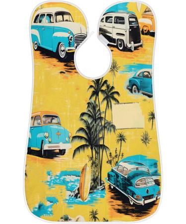 Tropical Landscape Beard Bib Apron - Hair Catcher for Men | Perfect Father's Day & Anniversary Gift - Buy Online on GoSupps.com