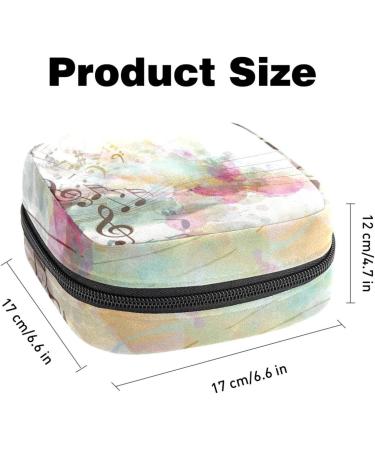 Shop Stylish Women's Binding-Up Bags - Music Note Design Zip Pocket Menstrual Storage - Multi05 - Buy Online on GoSupps.com