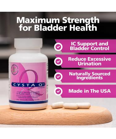 Farr Labs Cysta-Q Maximum Strength for Interstitial Cystitis Relief - Urinary Urgency & Frequency - 60 Capsules - Buy Online on GoSupps.com