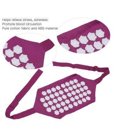 Acupressure Belt for Stress Relief | Cotton Fabric Support for Back Pain | Flower-Shaped Acupuncture Massage Mat & Headband - Buy Online on GoSupps.com