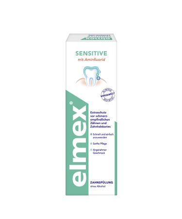 elmex Sensitive Tooth Rinse mouthwash 100 ml x 3