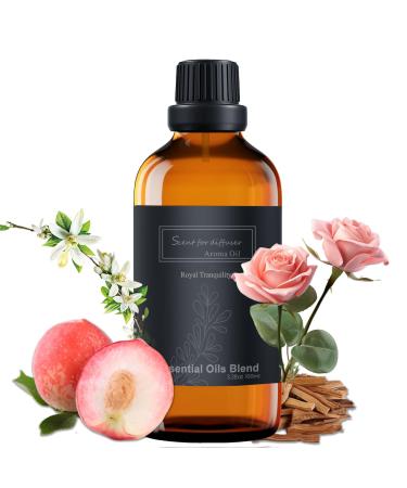 Hotel scents Hotel Collection Diffuser Oils Royal Tranquility Aromatherapy Fragrances Inspired by Ritz-Carlton Hotels Pure Essential Oil with Lemon Jasmine and Amber for Diffuser-3.38 Fl Oz Royal Tranquility 3.38 Fl Oz (Pack of 1)