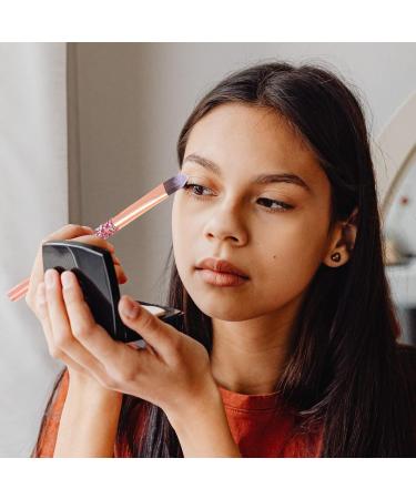 Premium Rhinestone Makeup Brush Set - Synthetic Foundation Powder Concealers & Eye Shadows | Professional Beauty Tools with Bag - Buy Online on GoSupps.com