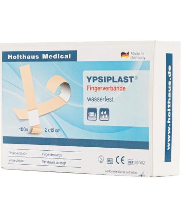 Holthaus Medical YPSIPLAST Waterproof Finger Bandage - 100 Pack (2x12 cm) | Ideal for International Shipping - Buy Online on GoSupps.com
