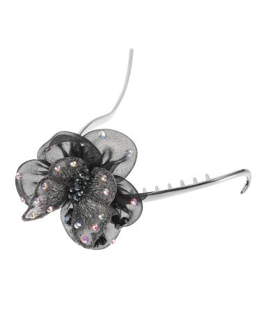 DOITOOL Headgear French Barrette Hair Clips Headwear for Women Twist Hair Clip Clips for Thick Hair Womens Hair Barrettes Banana Hair Clip Tiara Alloy Hair Rope Women's Hair up