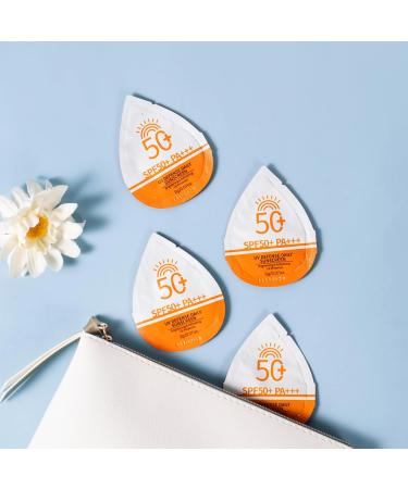 Mini Sunscreen Travel Size Bulk 50 Pcs SPF50 Beach Must Haves For Face & Body Sunscreen Packets Party Favor Mini Classic Lotion Lightweight Water Resistant & Non-Greasy (50 pieces) - Buy Online on GoSupps.com