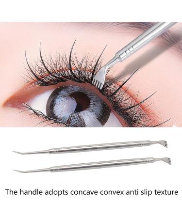 Sonew Eyelash Lift Perm Tool with Double End Design Stainless Steel 5 Toothed Comb Lash Lift Tool for Eyelash Grooming - Buy Online on GoSupps.com