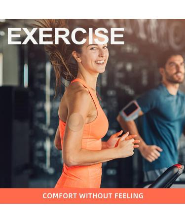 Carbou Freestyle Adhesive Patches 25 PCS - Waterproof Sensor Covers for Libre Enlite Guardian - Breatheable CMG Sensor Patches - Long Lasting Fixation (Tan) - Buy Online on GoSupps.com