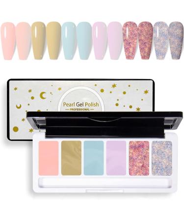Summer Macaron Solid Cream Gel Nail Polish Palette for Nail Art Design Japanese No Flowing Soak Off UV LED Mud Gel Varnish - (Color: 5gx3Colors-Set24) - Buy Online on GoSupps.com