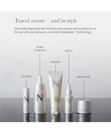 NULASTIN Luxe Travel Size Kit | Mini Face Cream Cleanser Serum & Lip Balm | Premium Hair & Skin Care Set - Shop Internationally - Buy Online on GoSupps.com