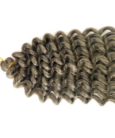 22inch Deep Wave Twist Crochet Hair 3 Packs - Synthetic Ocean Wave Braiding Hair for Women - Beach Curl Gogo Curl - (22inch T/27) - Buy Online on GoSupps.com