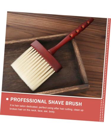 Ipetboom Hair Brush Neck Hair Duster Brush Neck Cleaning Brush Mens Shaving Brush Barber Supplies Neck Duster Hair Cleaner Brush Black Hair Bow Soft Broom Fiber Wool Man - Buy Online on GoSupps.com
