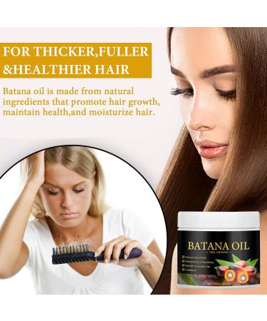 Batana Oil 2 Pack Organic Natural Batana Oil for Hair Growth Improves Natural Hair Growth Prevents Hair Loss and Split Ends Suitable for All Hair Types - Buy Online on GoSupps.com