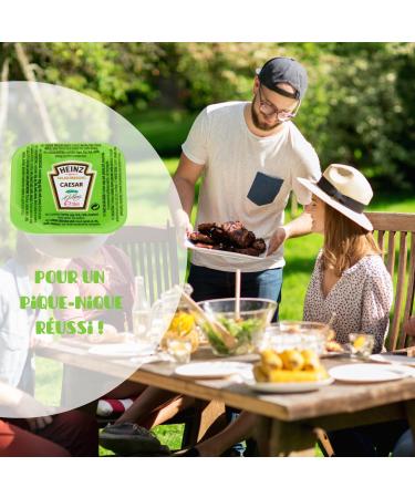 HEINZ | 50 coupelles de sauce CAESAR | Doses individuelles 25 g - Buy Online on GoSupps.com