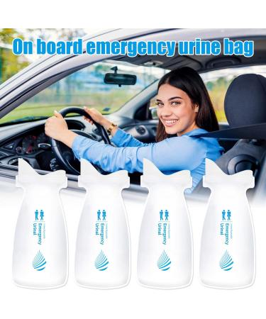 Camping Pee Bags | Unisex Urinal Toilet Convenience Bag Convenient to Use Pee Bags for Men Women Kids Children and Patient Nicything - Buy Online on GoSupps.com