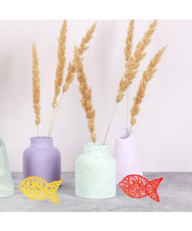 Alipis 4-Piece Colorful Rattan Fish Balls - 18cm Decorative Woven Balls for Birds & DIY Projects | International Shipping - Buy Online on GoSupps.com