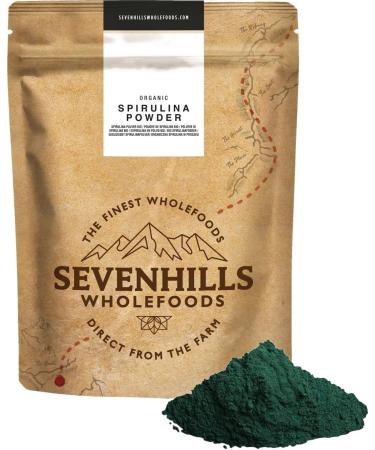 Sevenhills Wholefoods Organic Spirulina Powder 500g 500 g (Pack of 1) - Buy Online on GoSupps.com