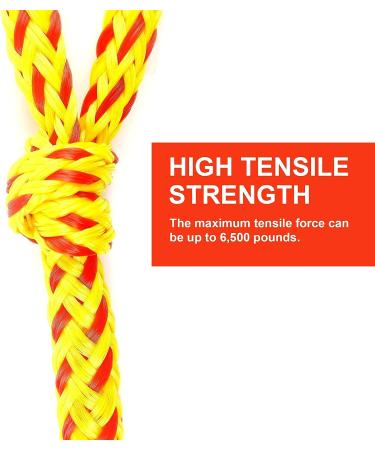 Orange & Yellow Bling Bling Tow Rope Connector for Tubing - High-quality and Stylish - Buy Online on GoSupps.com