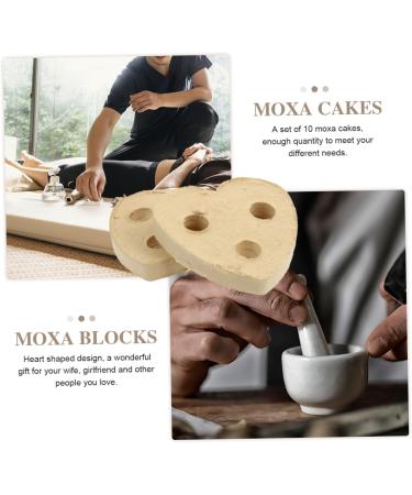 Homsfou 20 STK AI Cake Moxa Sticks for Moxibustion | Heart-Shaped Acupuncture Care Tool | Dropshipping Internationally - Buy Online on GoSupps.com