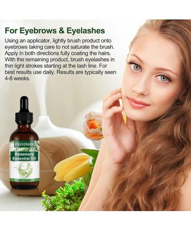FINEVERNEK Rosemary Oil Hair Essential Rosemary Oil for Scalp and Hair Rosemary Oil Hair Bio the growth of hair eyebrows and eyelashes Stimulates hair growth nourishes the scalp 120ml - Buy Online on GoSupps.com