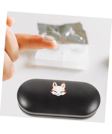 Buy Gatuida 2-in-1 Double-Sided Glass Case & Contact Lens Holder - Portable Travel Organizer for Glasses & Schnapps - 16x7cm - Buy Online on GoSupps.com