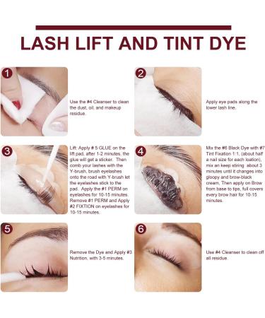 NAOLVE 4 In 1 Brow Lamination Kit Lash Lift Kit Eyebrow Lamination Kit Eyelash Perming Kit with Black Color Eyebrow & Eyelash Lift Kit Eyelash Curling Kit Long Lasting Easy to Use for Salon Home #2 - Buy Online on GoSupps.com