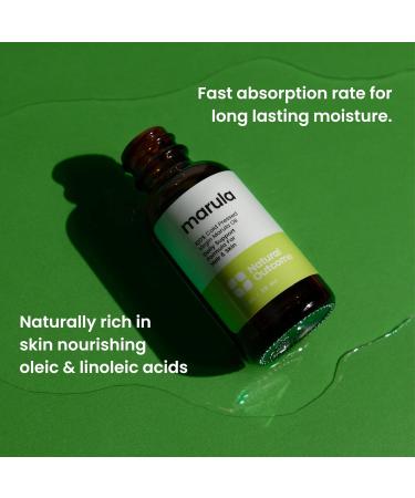 100% Pure Cold-Pressed Marula Oil - Lightweight Anti-Aging Moisturizer for Face Hair & Body | 1 oz - Buy Online on GoSupps.com