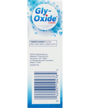 Gly-Oxide Alcohol-Free Antiseptic Mouth Sore Rinse 2 oz - Oral Cleanser for Ultimate Relief | Pack of 1 - Buy Online on GoSupps.com
