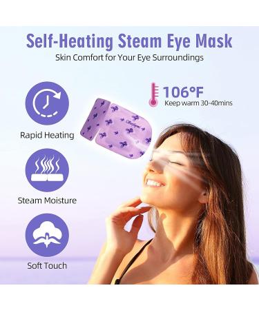 Serfeymi 16-Pack Self-Heating Steam Eye Masks for Sleeping - Lavender & Chamomile | Disposable Eye SPA Mask for Mother's Day Gifts - Buy Online on GoSupps.com