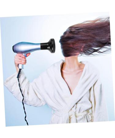 Baluue 3 Pcs Hair Styling Hood Protective Cover Salon Hair Dryer Cover Hair Dryer for Curly Black Abs 16x15cmx3pcs Blackx3pcs - Buy Online on GoSupps.com