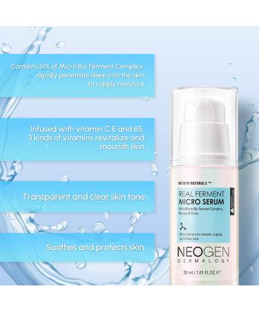 Neogen Real Ferment Micro Serum 30ml - Hydrating & Nourishing Skincare - Buy Online on GoSupps.com