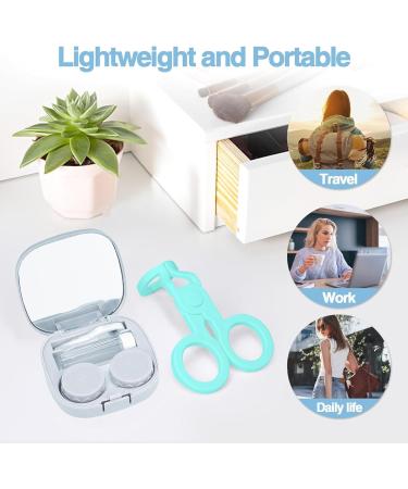 Xoelle Contact Lens Container Set - Portable Holder with Tweezers & Mini Travel Box | Perfect for International Use - Buy Online on GoSupps.com