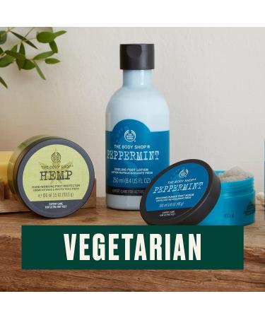 The Body Shop Peppermint Cooling Foot Lotion 8.4 oz - Soothes Tired Feet - Buy Online on GoSupps.com