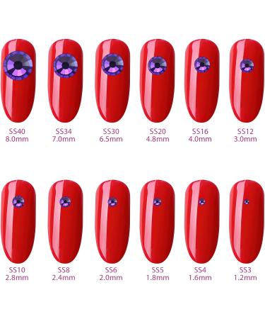 Buy 576 PCS Purple Velvet Rhinestones for Nails - SS30 Nail Crystals & Gems | Yhmq - Buy Online on GoSupps.com