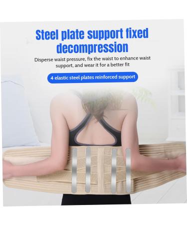 Wedhapy Back Bandage - Adjustable Lumbar Support Belt for Lower Back Pain Relief | Breathable & Reinforced Design - Buy Online on GoSupps.com