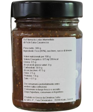To Filema tis Lelas Homemade Extra Fig Jam 300 g - Buy Online on GoSupps.com