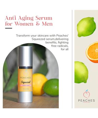 Buy Squeezed Vitamin C Face Serum - Age-Defying Brightening Serum with Real Gold & Kakadu Plum | Vegan & Elasticity Boosting - 1 oz - Buy Online on GoSupps.com