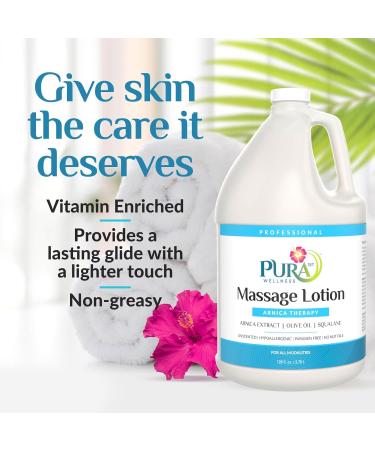 Professional Arnica Therapy Massage Lotion - Unscented Hypoallergenic Natural Deep Tissue Relief & Skin Moisturizer - 128oz for Wellness & Physical Therapy - Buy Online on GoSupps.com