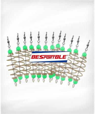 BESPORTBLE 12PCS Luminous Carp Fishing Feeder Catfish Bait Thrower - Fishing Bait Cage - Buy Online on GoSupps.com