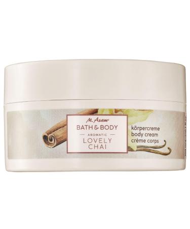 M. Asam BATH & BODY LOVELY CHAI Vanilla Body Cream (300ml) - With Precious Oils and Moisturizes and Protects Skin Creamy Sweet Chai & Vanilla Scent Vegan Formula With Vegetable Butters