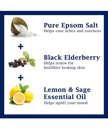 Dr Teal's Foaming Bath with Black Elderberry, Vitamin D & Essential Oils - 34 fl oz - Buy Online on GoSupps.com