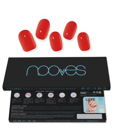 NOOVES NOOVES Pack of 20 Spicy Red Nail Gel Sheets