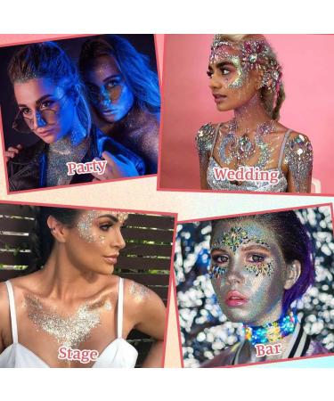  AYBUY AYBUY Face Glitter Gel Hair Glitter Body Glitter Gel Liquid Glitter Gel for Face and Lip Cosmetics - Buy Online on GoSupps.com
